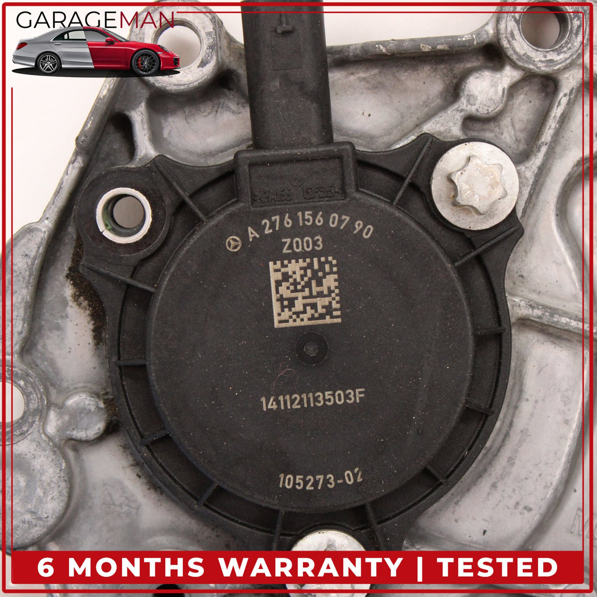 2012-2018 Mercedes W212 E400 Engine Timing Chain Cover Plate 2760150201 OEM