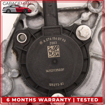 2012-2018 Mercedes W212 E400 Engine Timing Chain Cover Plate 2760150201 OEM