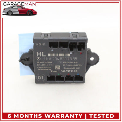 2008-2018 Mercedes-Benz C300 w204 Sedan Left Rear Door Control Module 2048207585 OEM