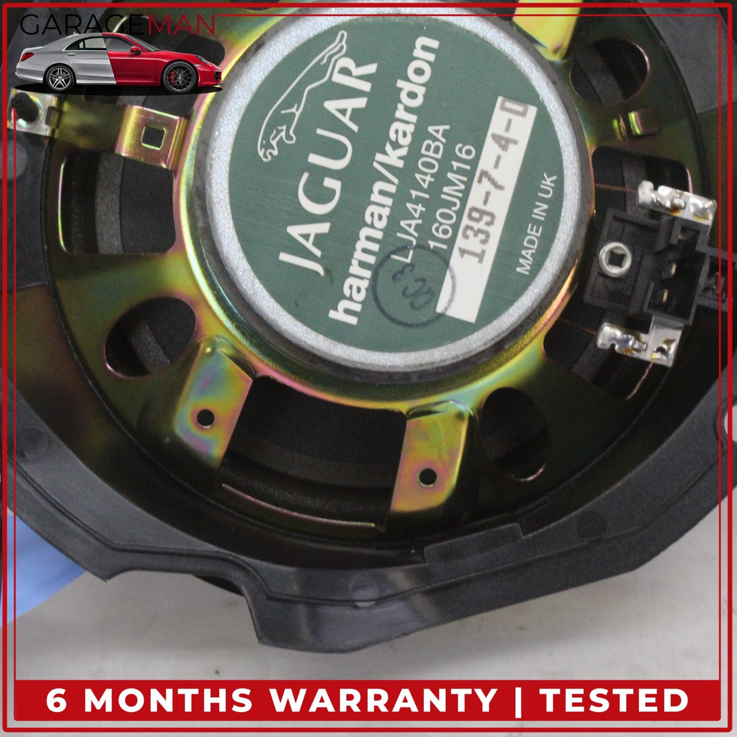 1997-2006 Jaguar XK8 Front Left and Right Side Door Audio Speaker LJA4140BA OEM