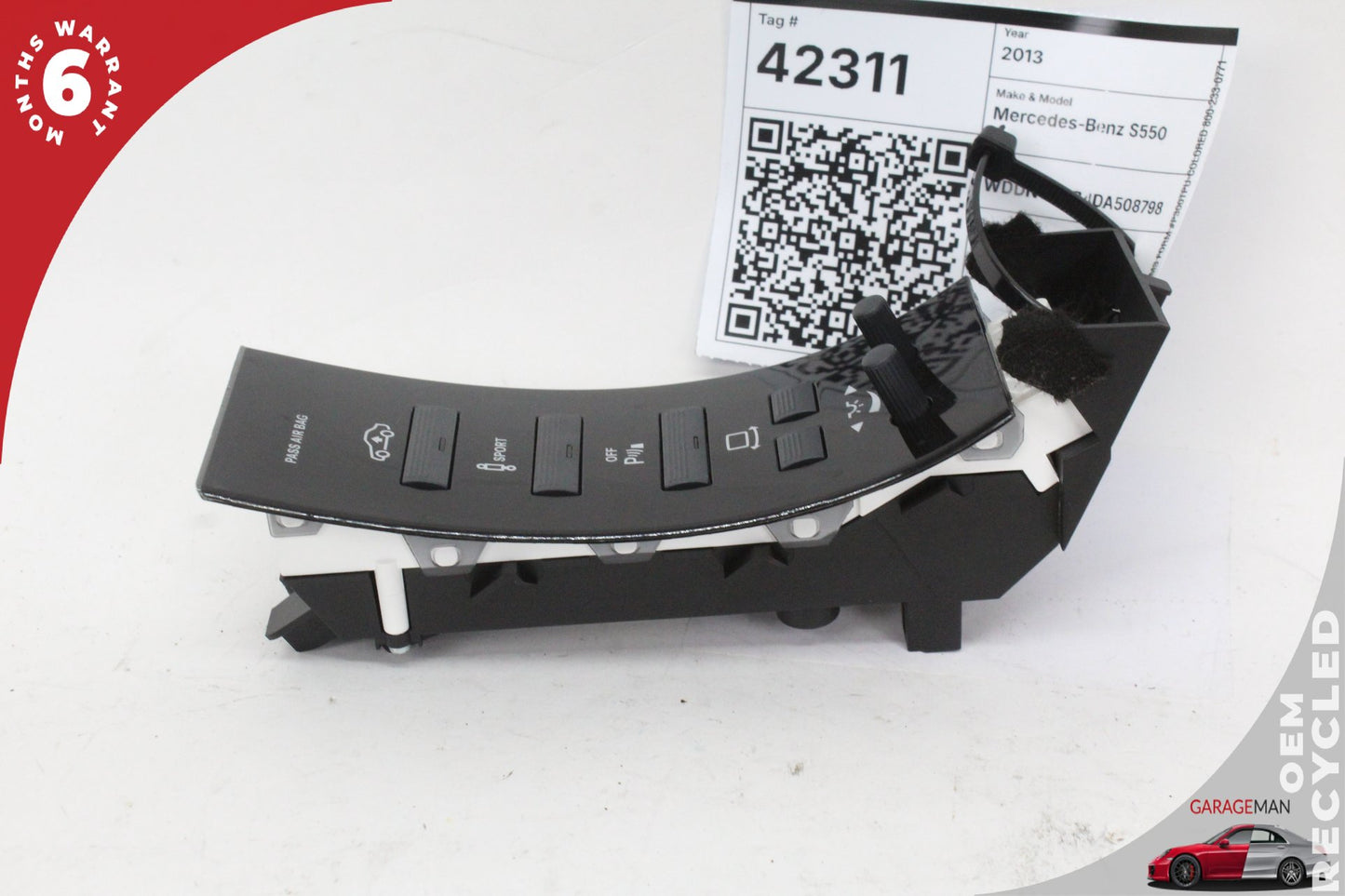 2007-2014 Mercedes W221 S550 S400 CL550 Cluster Control Switch 2218215451 OEM