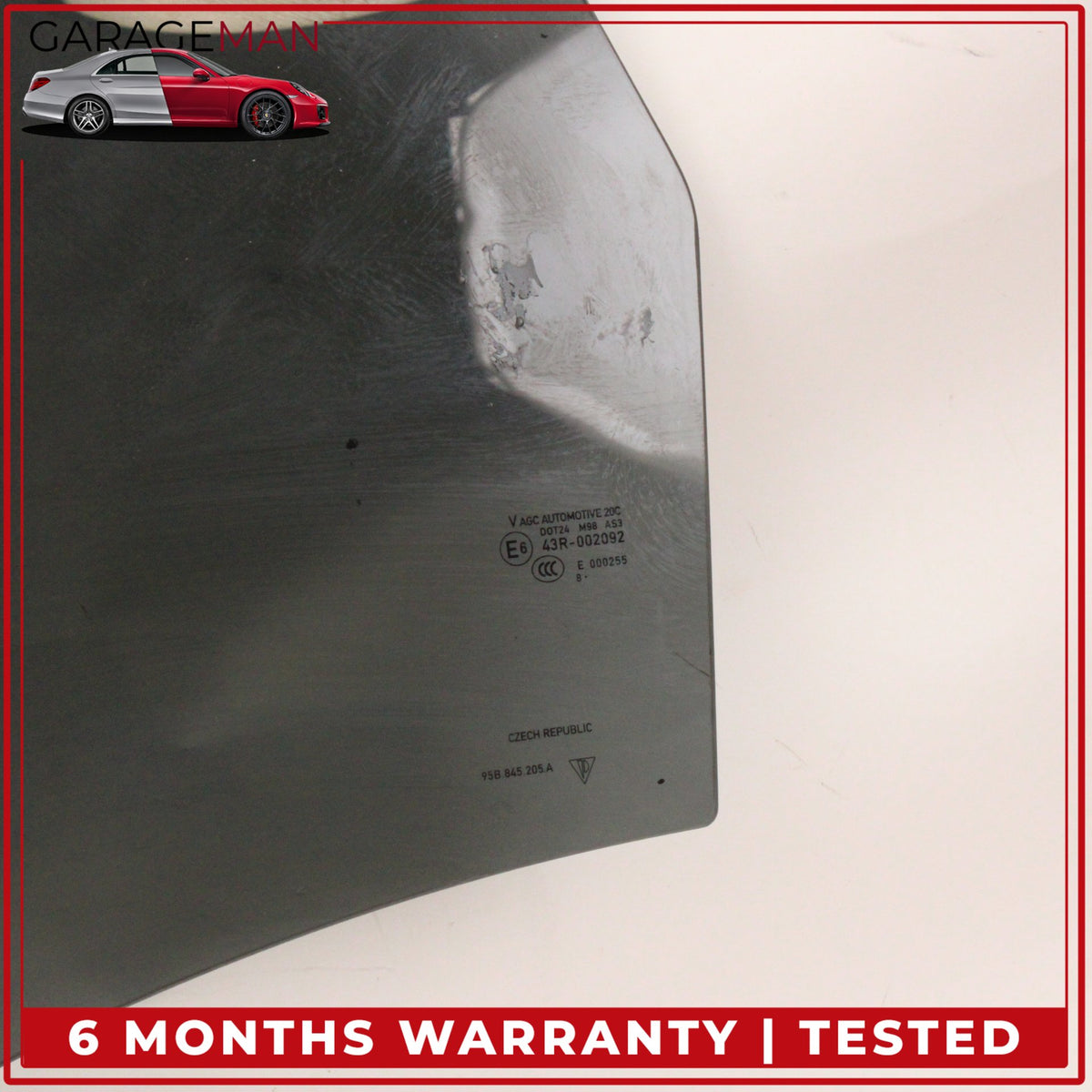 2015-2024 Porsche Macan 95B Rear Left Driver Side Door Window Glass OEM