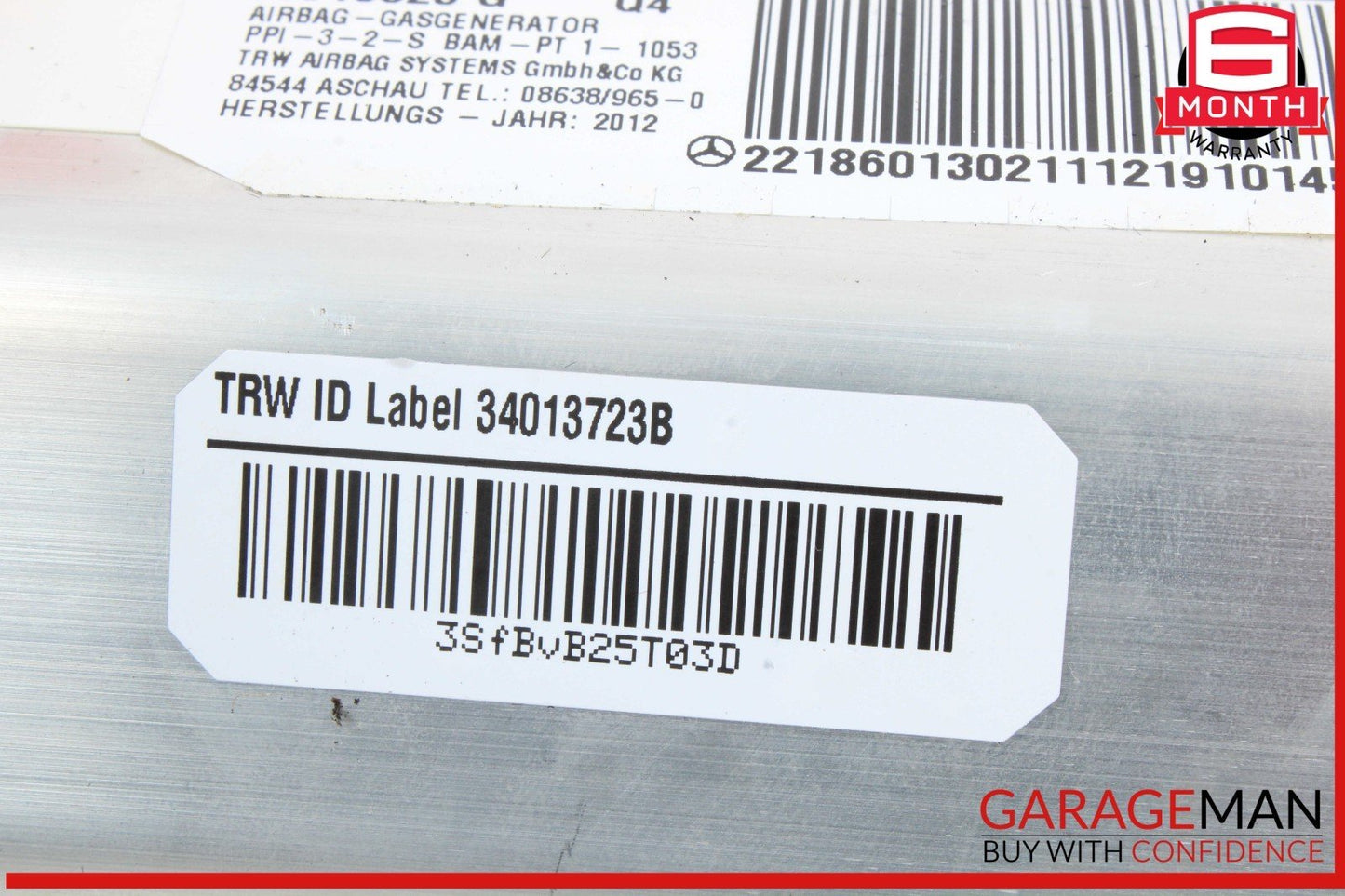 07-14 Mercedes W221 S550 Front Right Side Dash Dashboard Airbag Air Bag OEM