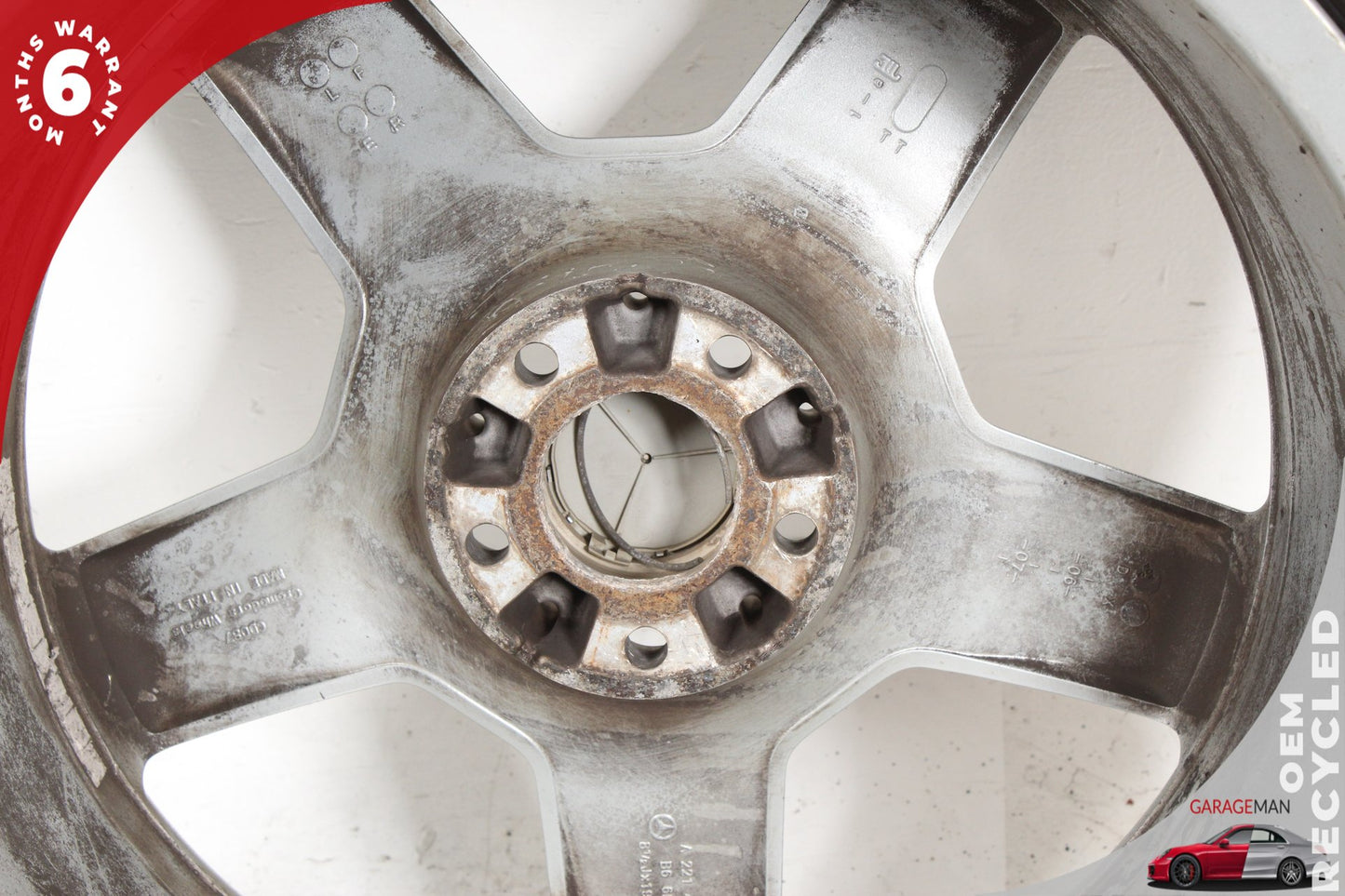2007-2011 Mercedes W221 S550 S600 Front Wheel Rim w/ Tire 8.5JX19H2 ET43 OEM
