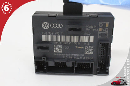 2007-2015 Audi Q7 Front Right Side Door Control Module Unit 4F0959792T OEM