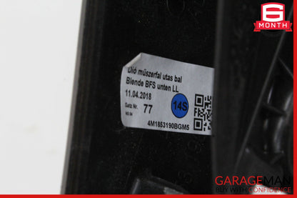 2017-2019 Audi Q7 Front Dash Center AC Air Vent Grille Panel 4M1820902AM Genuine