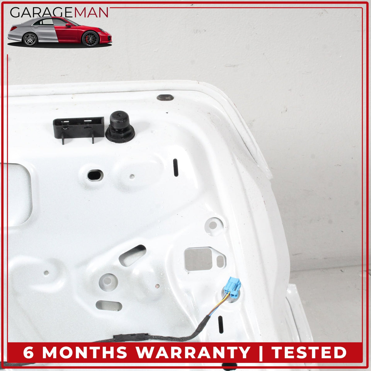 2020-2024 Audi A4 B9 Rear Trunk Deck Lid Shell White 8W5827025K OEM