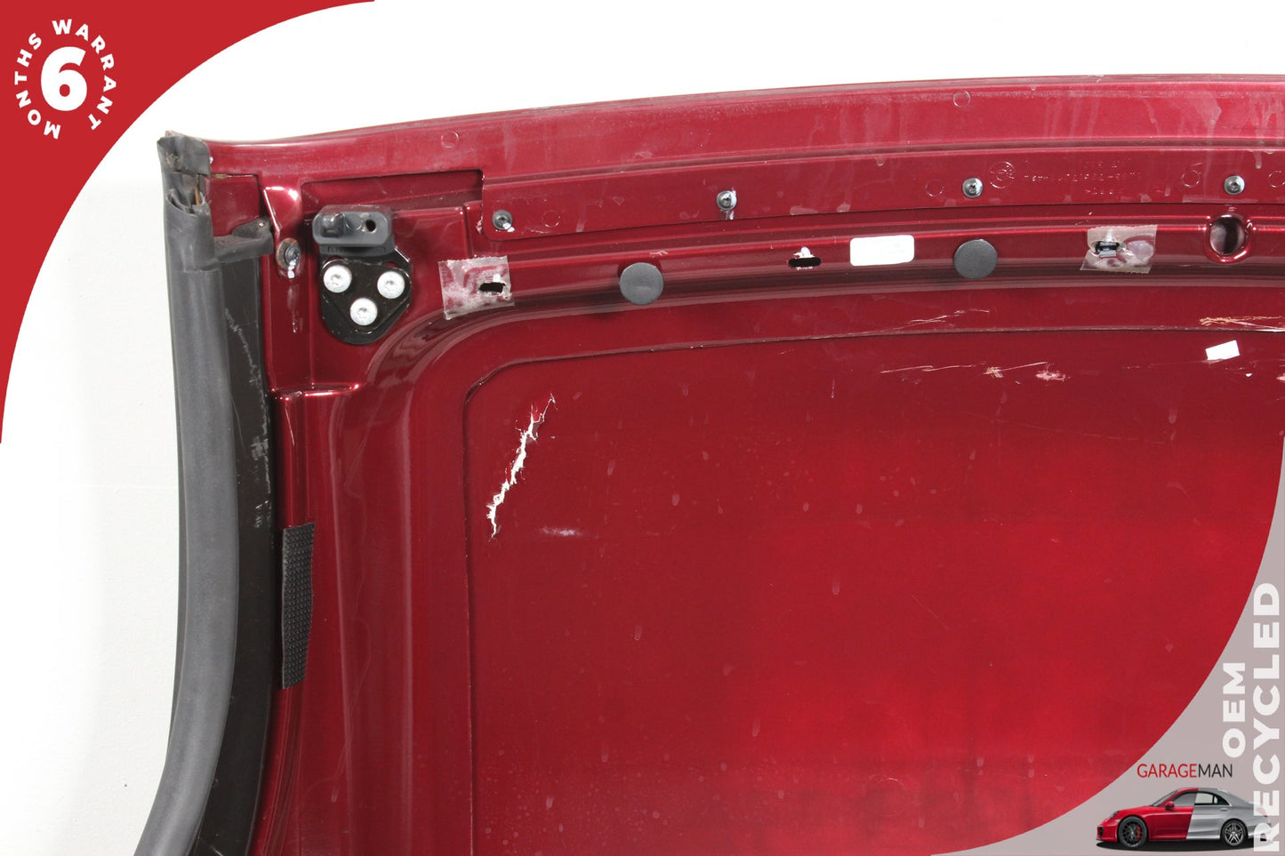 2002-2005 Ford Thunderbird Hard Top Roof Panel w/ Portholes Red OEM