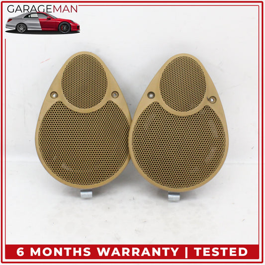 1997-2005 Porsche 911 996 Front Left and Right Side Dash Audio Speaker Set OEM
