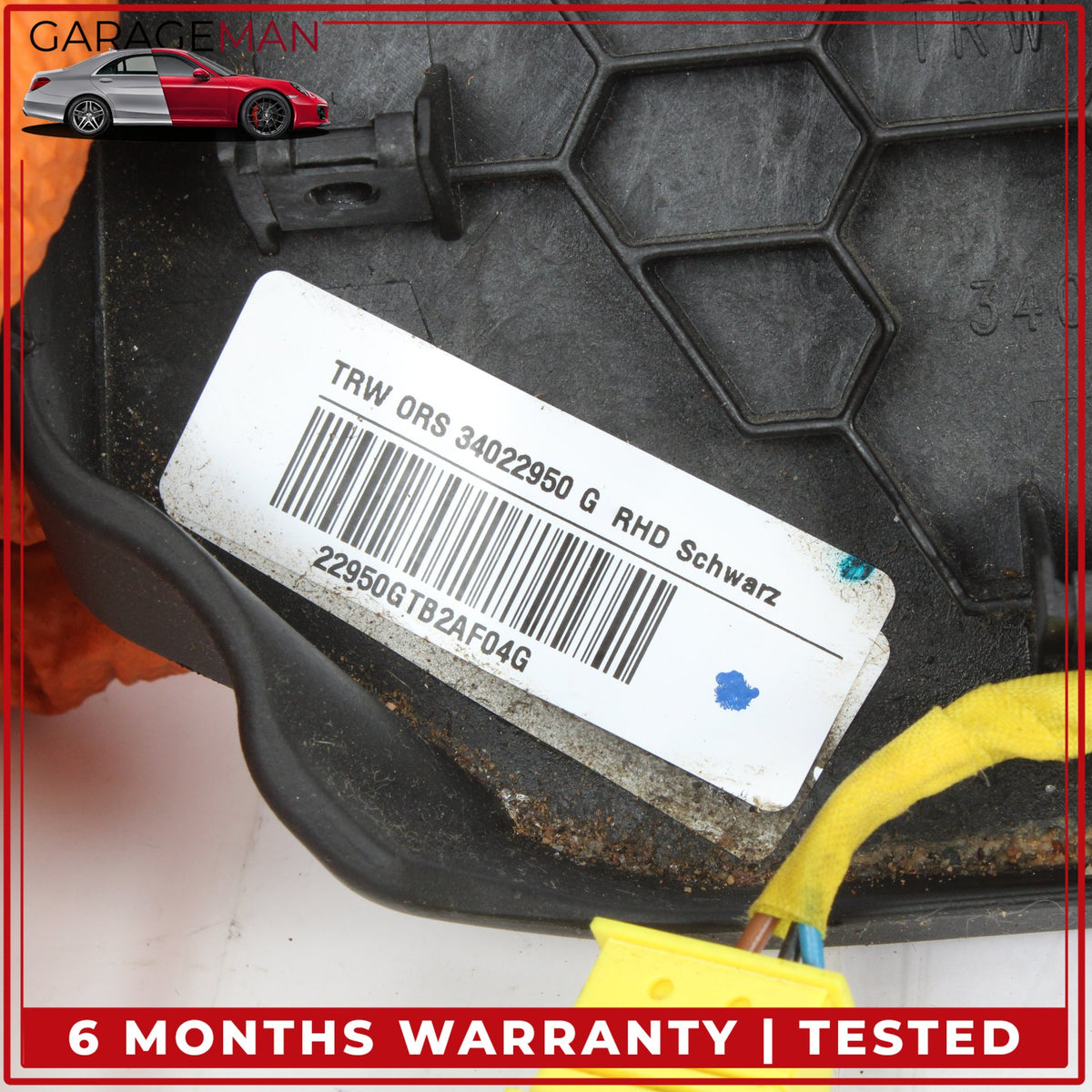 2010-2016 Porsche Panamera 970 Front Right Lower Knee Airbag 97080306204 OEM