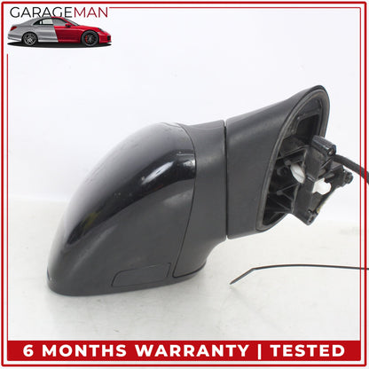 2015-2018 Porsche Cayenne 958 Front Left Door Rear View Mirror w/ Blind Spot OEM