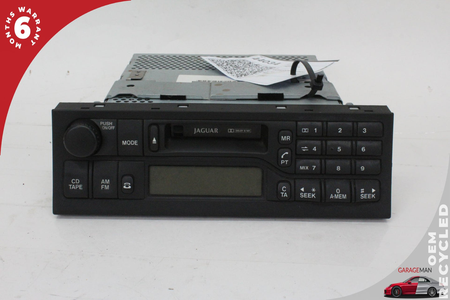 2000-2006 Jaguar XK8 X100 AM FM Radio Receiver Cassette Player LJD4100AB OEM
