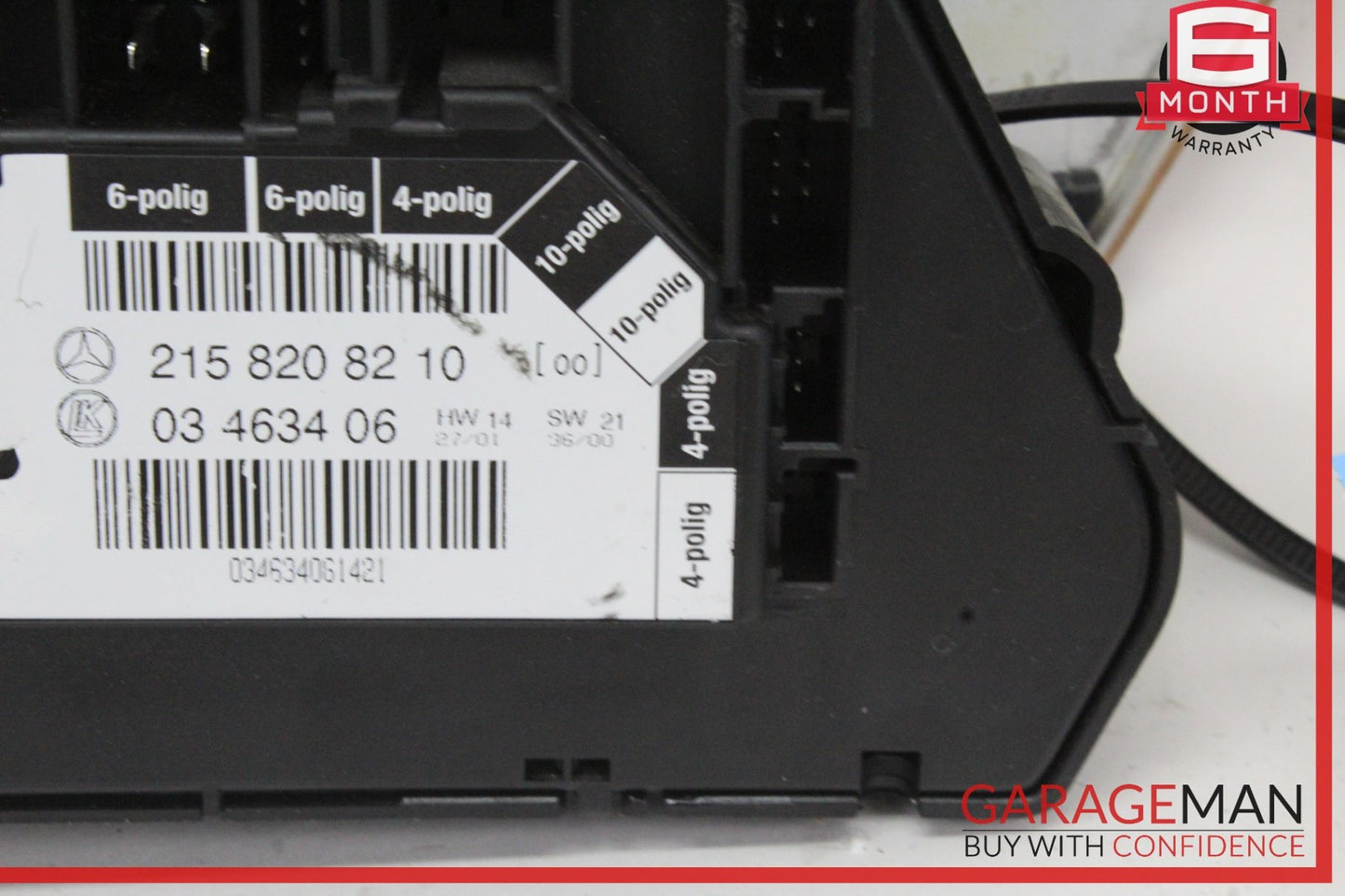2000-2006 Mercedes CL55 AMG Front Right Seat Control Memory Switch 2158208210