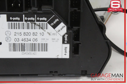 2000-2006 Mercedes CL55 AMG Front Right Seat Control Memory Switch 2158208210