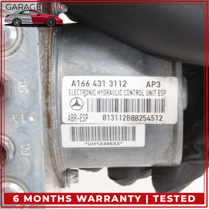 2012-2016 Mercedes W166 ML350 ABS Anti Lock Brake Pump Module 1669013400 OEM
