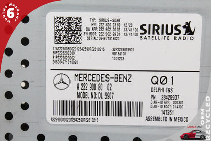 2015-2020 Mercedes W205 C300 C200 Sirius Satellite Radio Receiver 2229008002 OEM