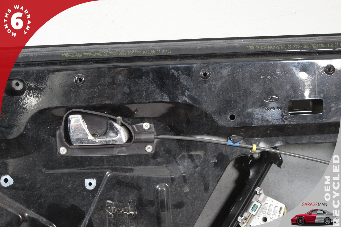 2002-2005 Ford Thunderbird Front Right Side Door Shell Black 1W6Z7620124AA OEM