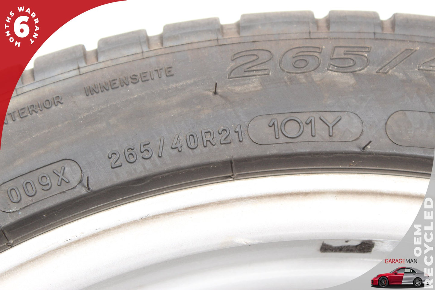 19-24 Porsche Macan 95B SUV Wheel Rim w Tire 9.5Jx21 ET27 265/40 R21 95B601025EF