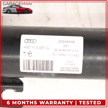 2012-2018 Audi A6 Front Left and Right Shock Strut Absorber Set 4G0413031Q OEM