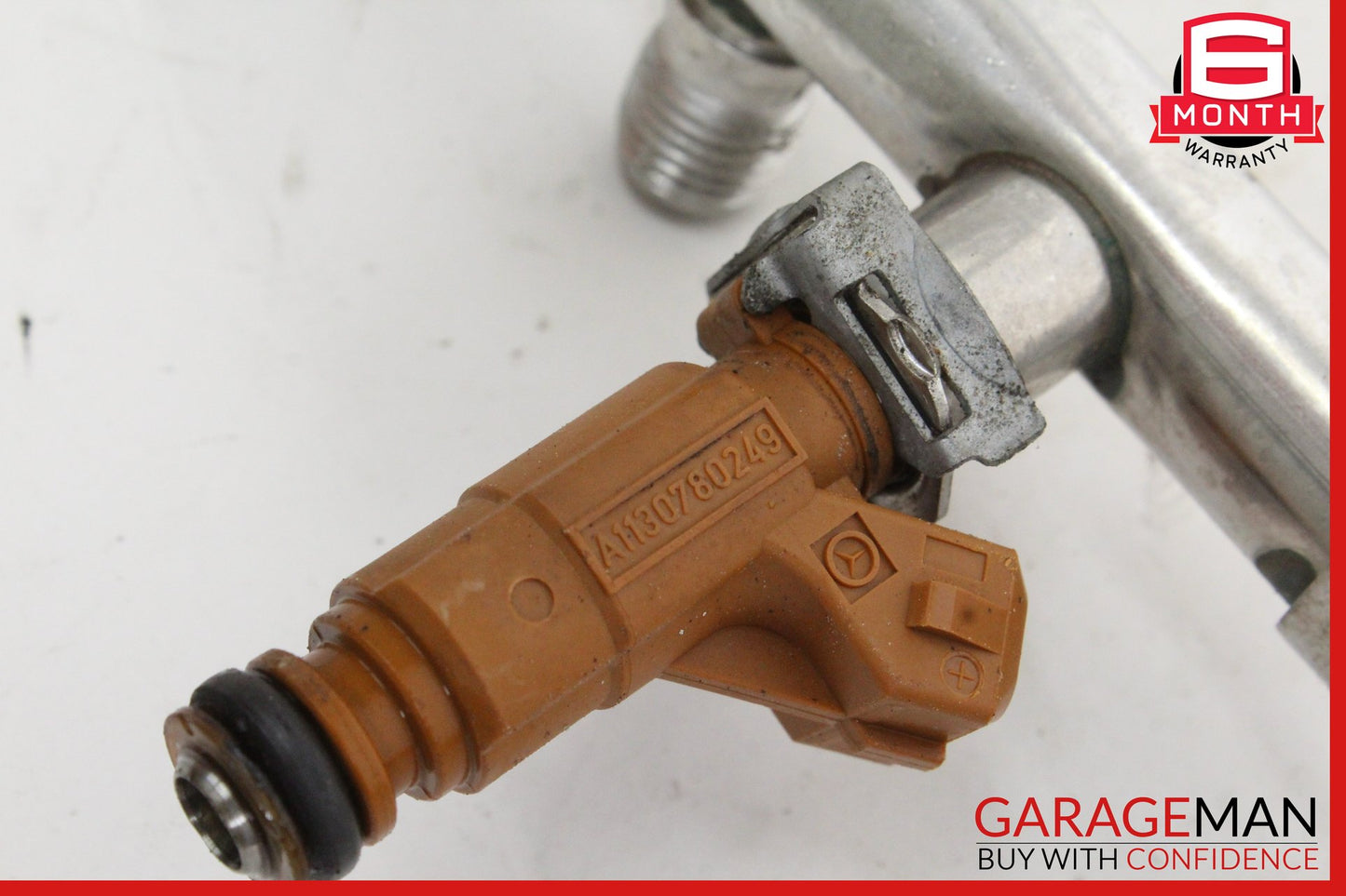 00-06 Mercedes-Benz ML500 W164 SUV Fuel Rail Line w/ Injectors 1130700595