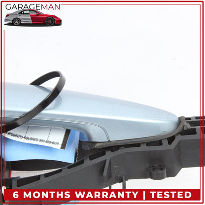 2012-2018 BMW 320i Front Right Exterior Door Handle Liquid Blue Metallic OEM