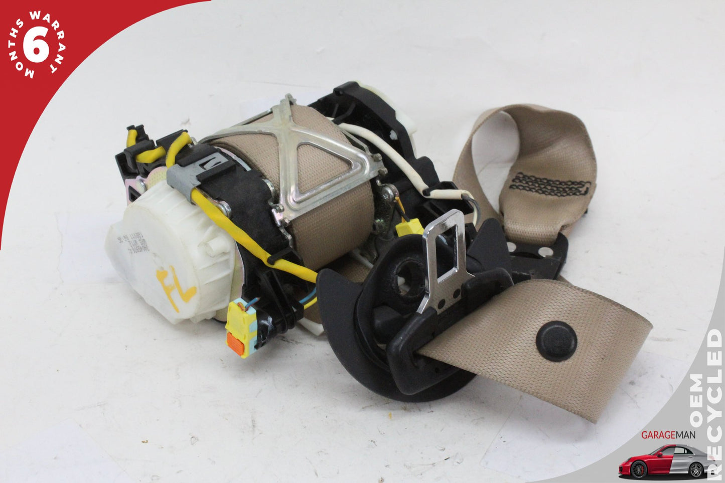 10-16 Porsche Panamera Sedan Left Front Seat Belt 97080303301 Genuine