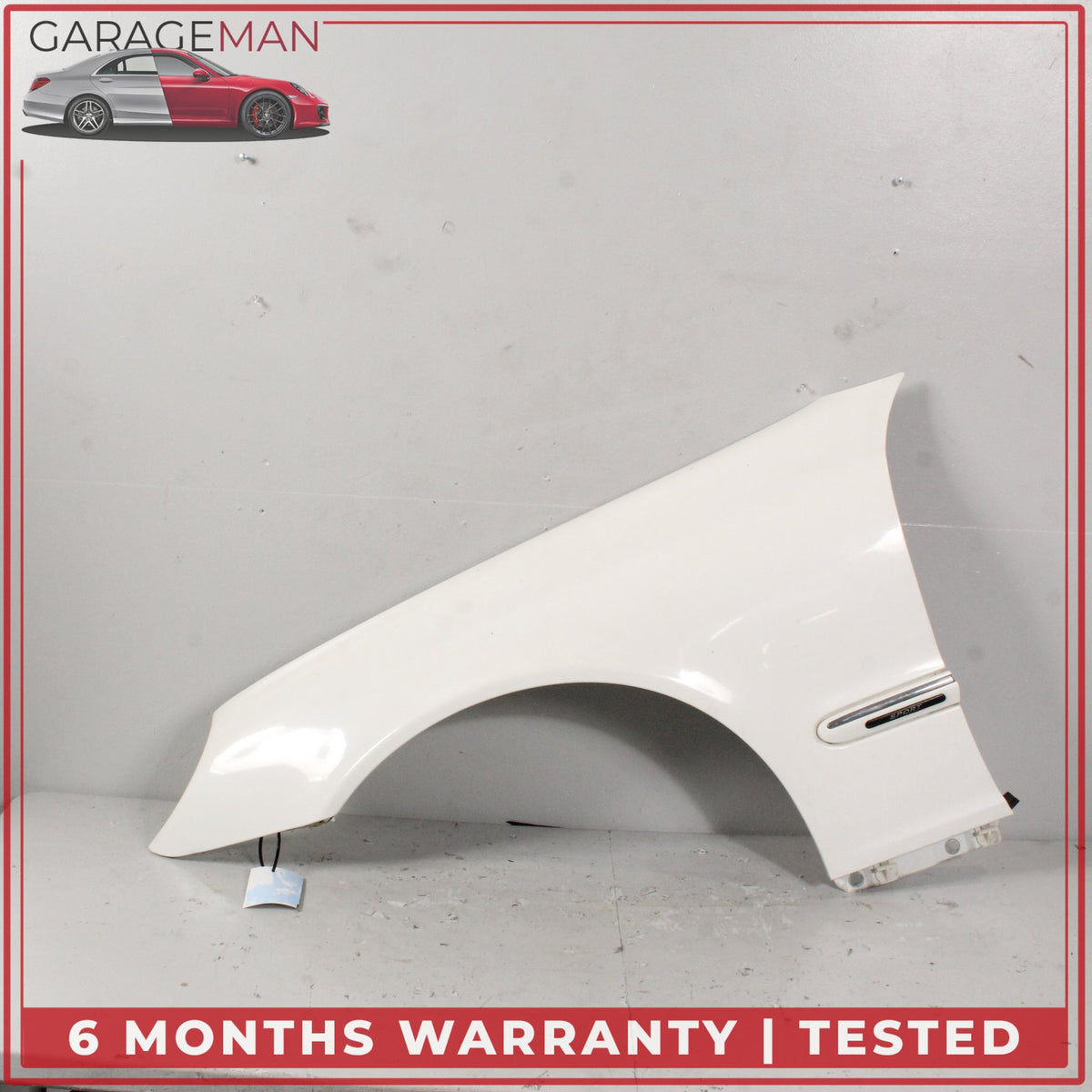 2001-2007 Mercedes W203 C230 C350 Front Left Fender Panel White 2038800118 OEM