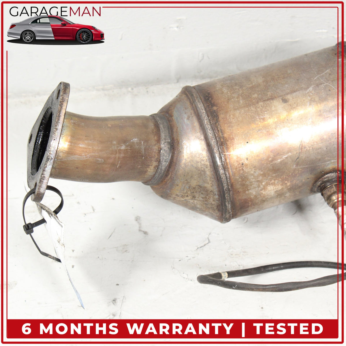2011-2015 Audi Q7 Right Passenger Side Exhaust Downpipe 7L8254350S OEM