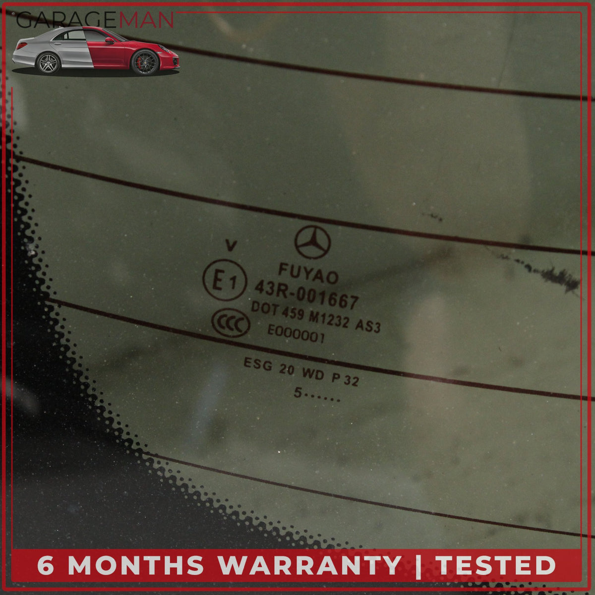 2015-2020 Mercedes X156 GLA250 Rear Windshield Window Glass 1567403100 OEM