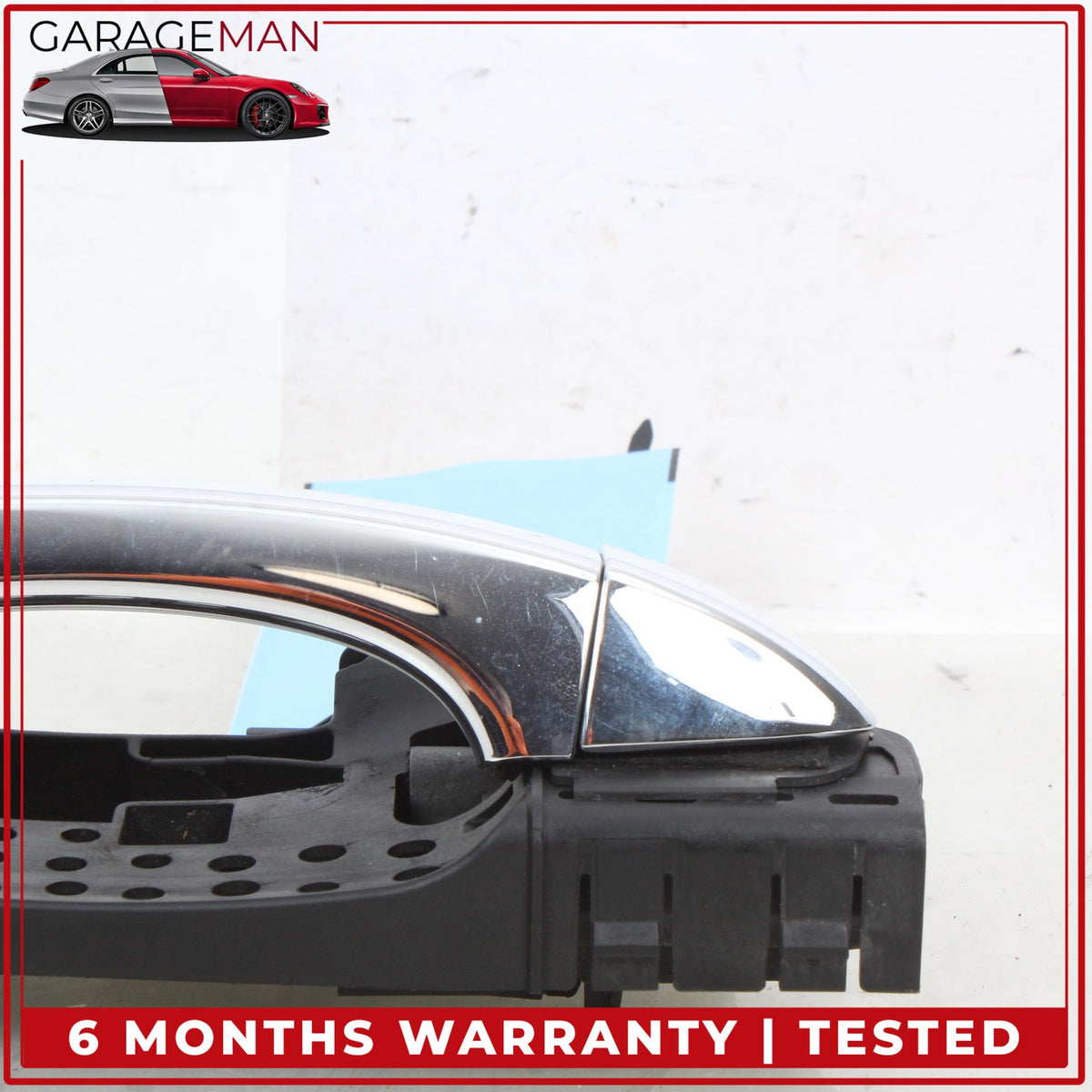 2011-2018 Audi A8 S8 Rear Right Exterior Door Handle Glacier White Metallic OEM