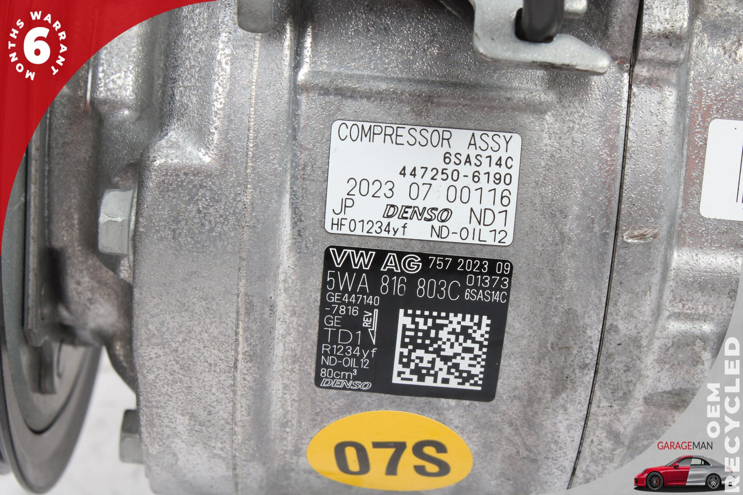 2022-2024 Audi A3 Sedan A/C Compressor 5WA816803C