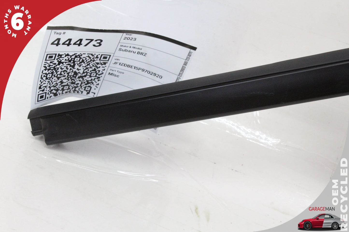 2022-2025 Subaru BRZ Front Right Door Corner Fixed Window Glass 61011CC201 OEM