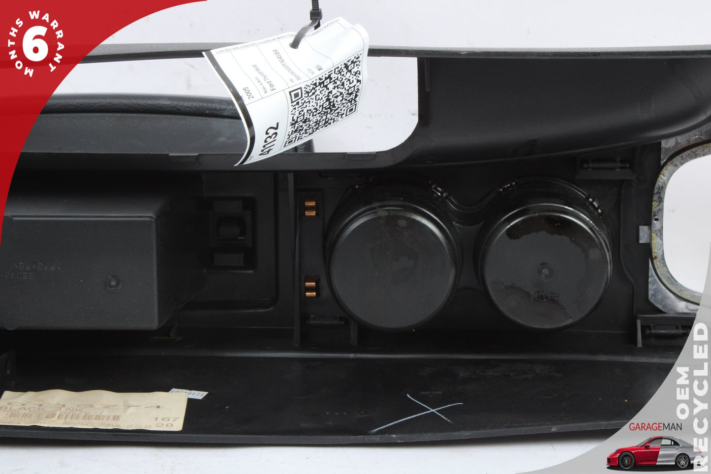 2002-2005 Ford Thunderbird Front Center Console Trim w/ Arm Rest & Cup Holder