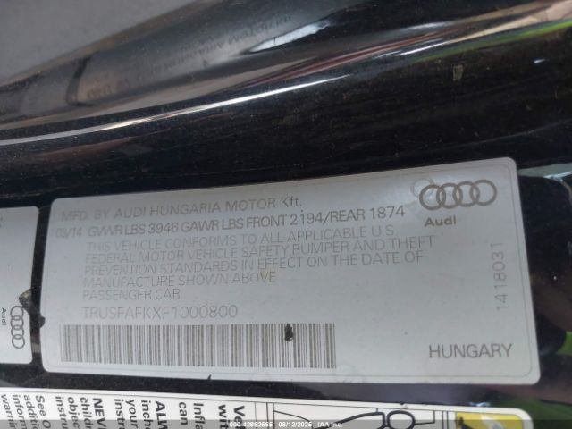 2015 Audi TT 8J