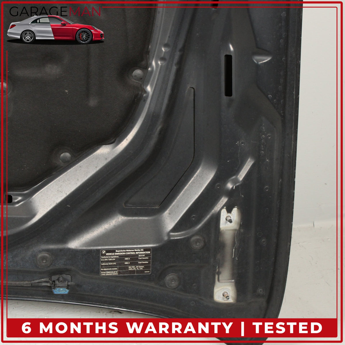 2012-2019 BMW 640i 650i F12 Front Hood Bonnet Panel Black Sapphire Metallic OEM
