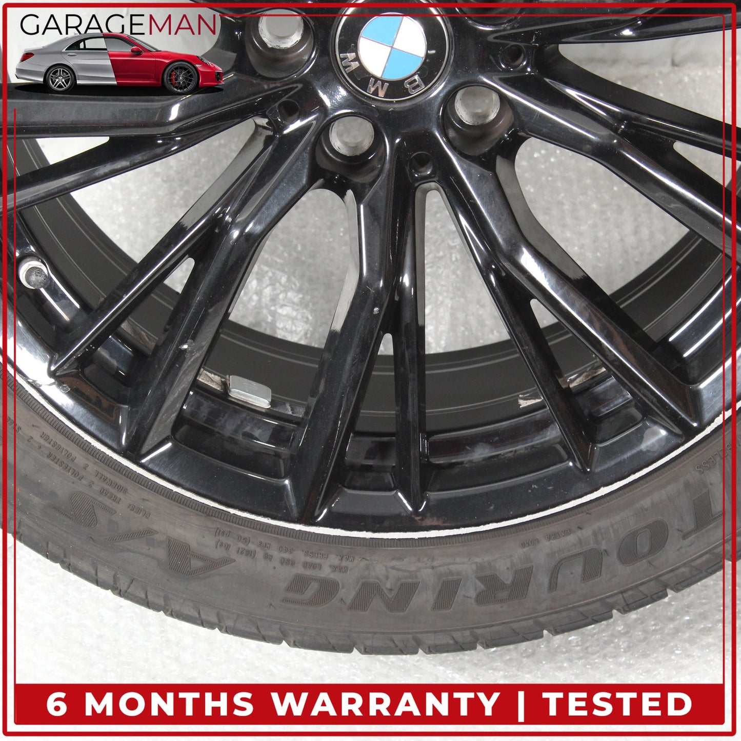 2023-2025 BMW 330i 330e Front or Rear Wheel Rim w/ Tire Black 7.5JX18H2ET25 OEM