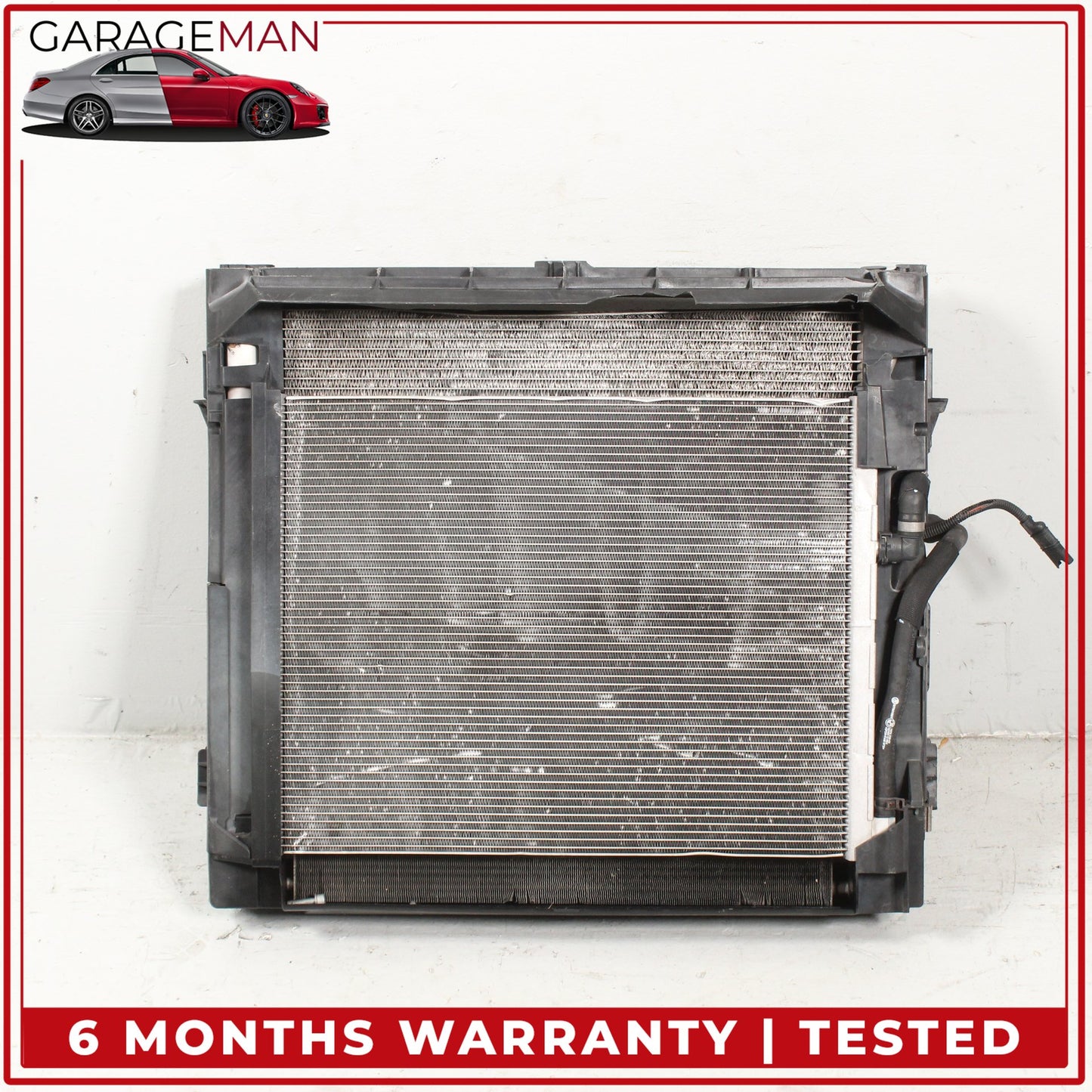 2010-2014 BMW X5 X6 E70 Water Cooling Radiator A/C Condenser Aux Cooler OEM