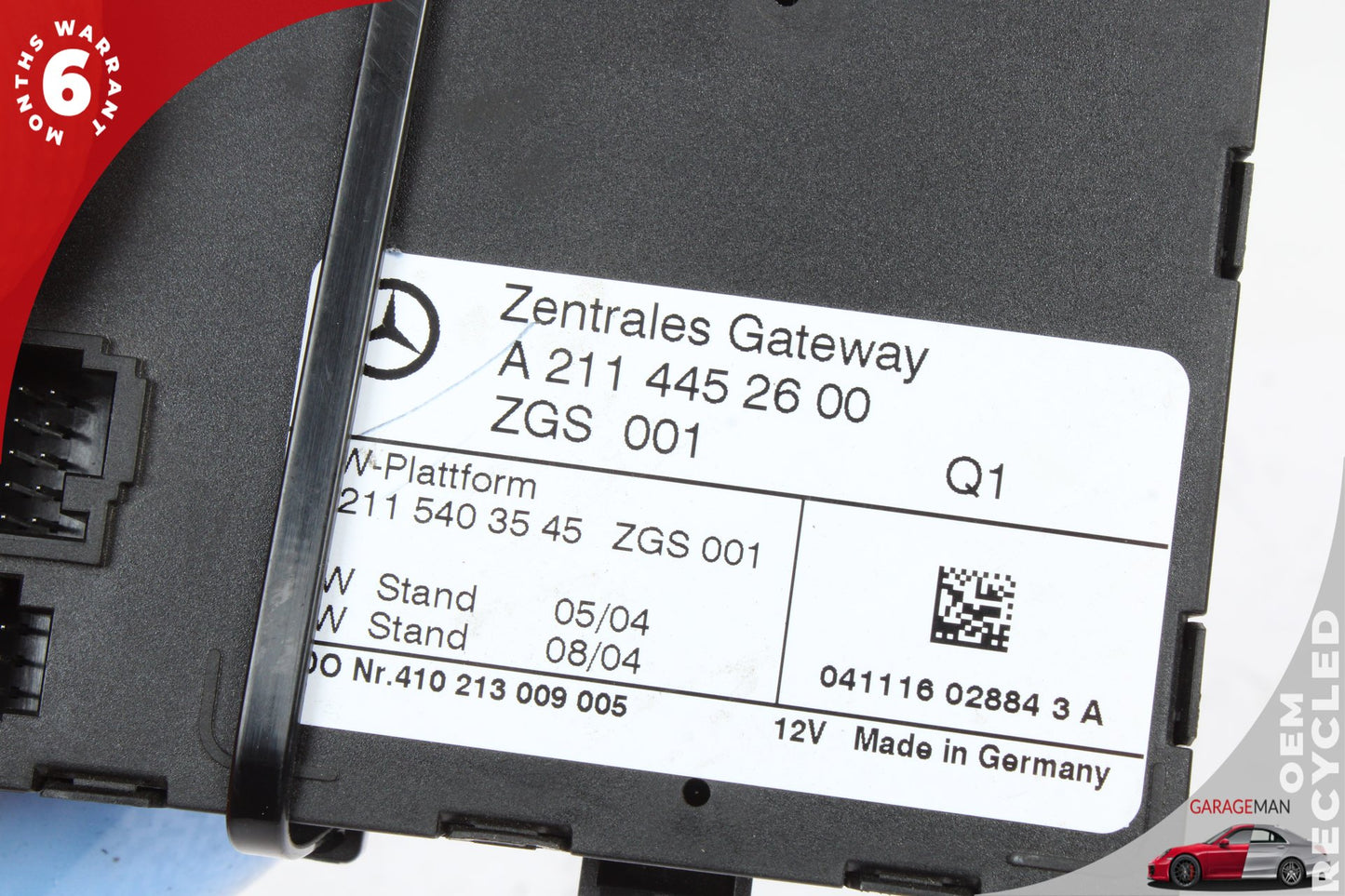 2001-2011 Mercedes W219 CLS550 Central Gateway Control Module 2115403545 OEM