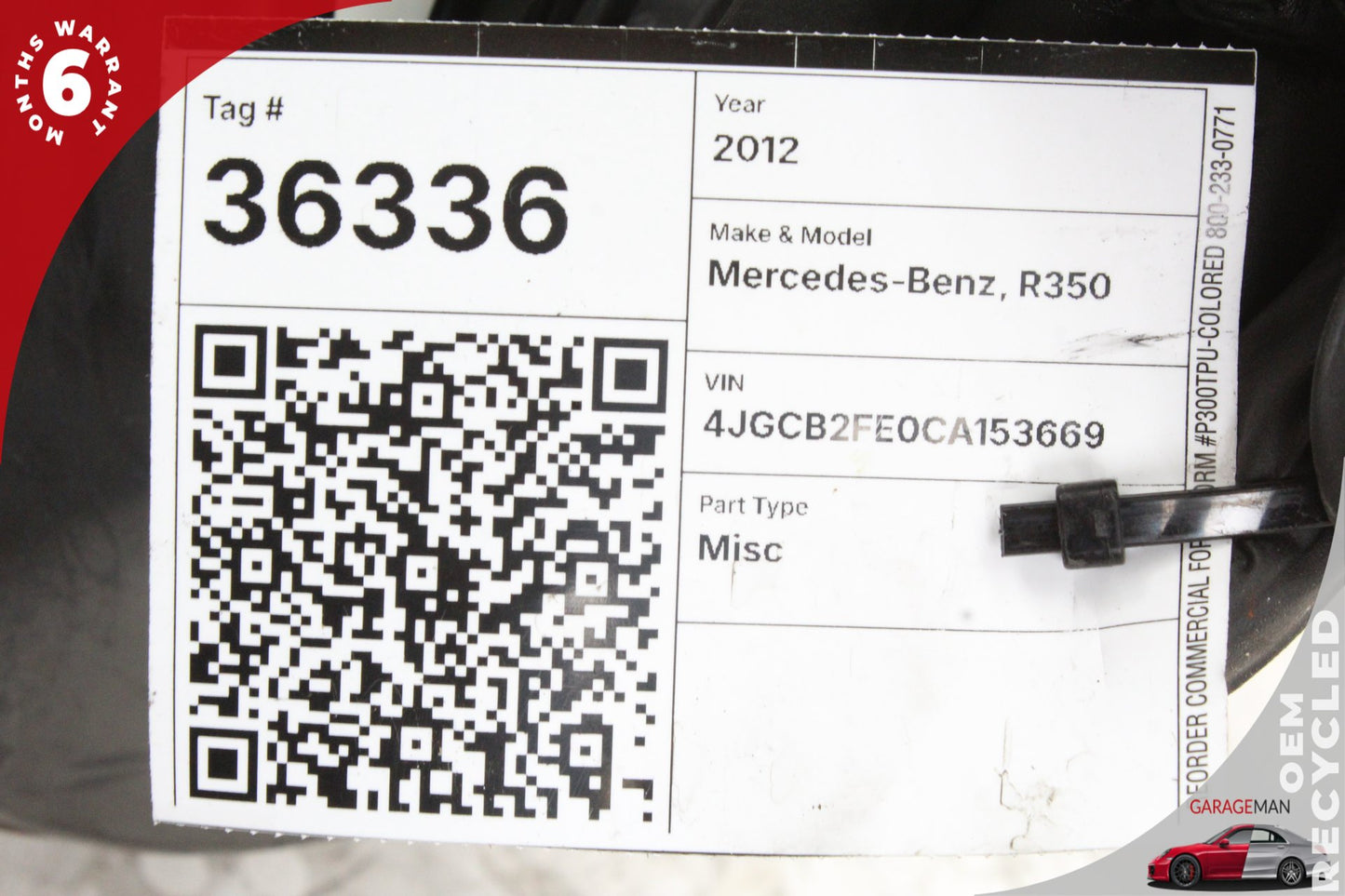 2006-2013 Mercedes-Benz R350 W251 Power Brake Booster Master Cylinder 2514301330