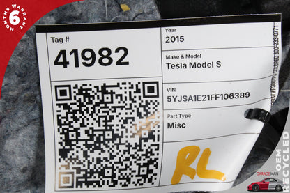 2012-2020 Tesla Model S Rear Left Driver Side Door Trim Panel 600613338L OEM