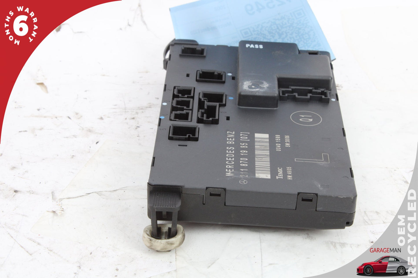 03-09 Mercedes E350 W211 Front Left Driver Door Control Module 2118701985