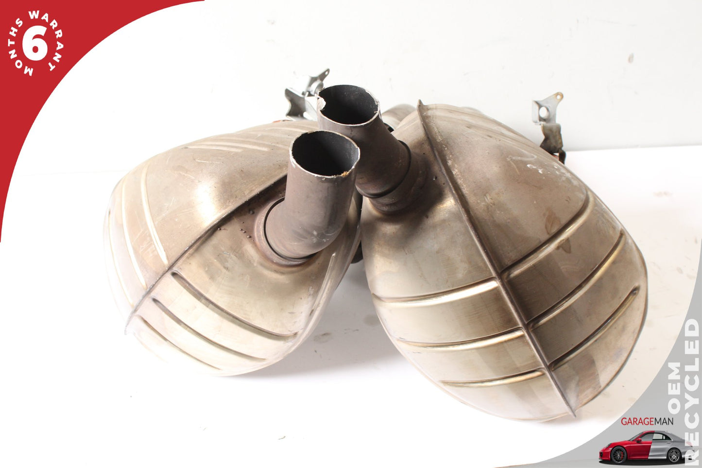 2011 Porsche Panamera Sedan Exhaust Muffler Left and Right Side