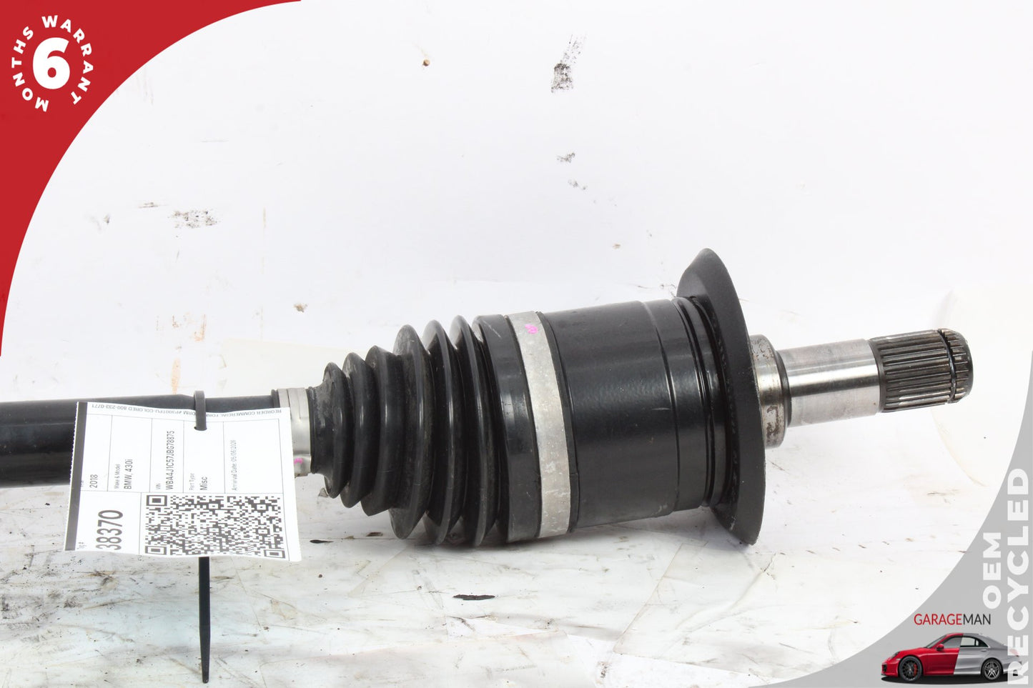 2012-2020 BMW 430i F36 Rear Right Passenger Side CV Axle Shaft 7637444 OEM