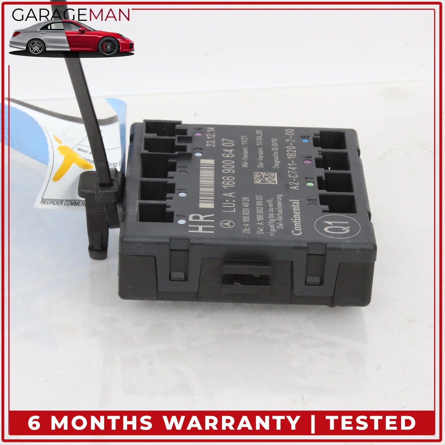 2012-2019 Mercedes W166 ML350 Rear Right Side Door Control Module 1669006407 OEM