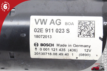 2008-2015 Audi TT 8J Engine Motor Starter 02E911023S OEM