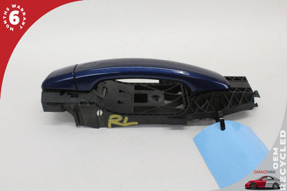 2015-2020 Audi A3 S3 RS3 Rear Left Driver Side Exterior Door Handle Blue OEM