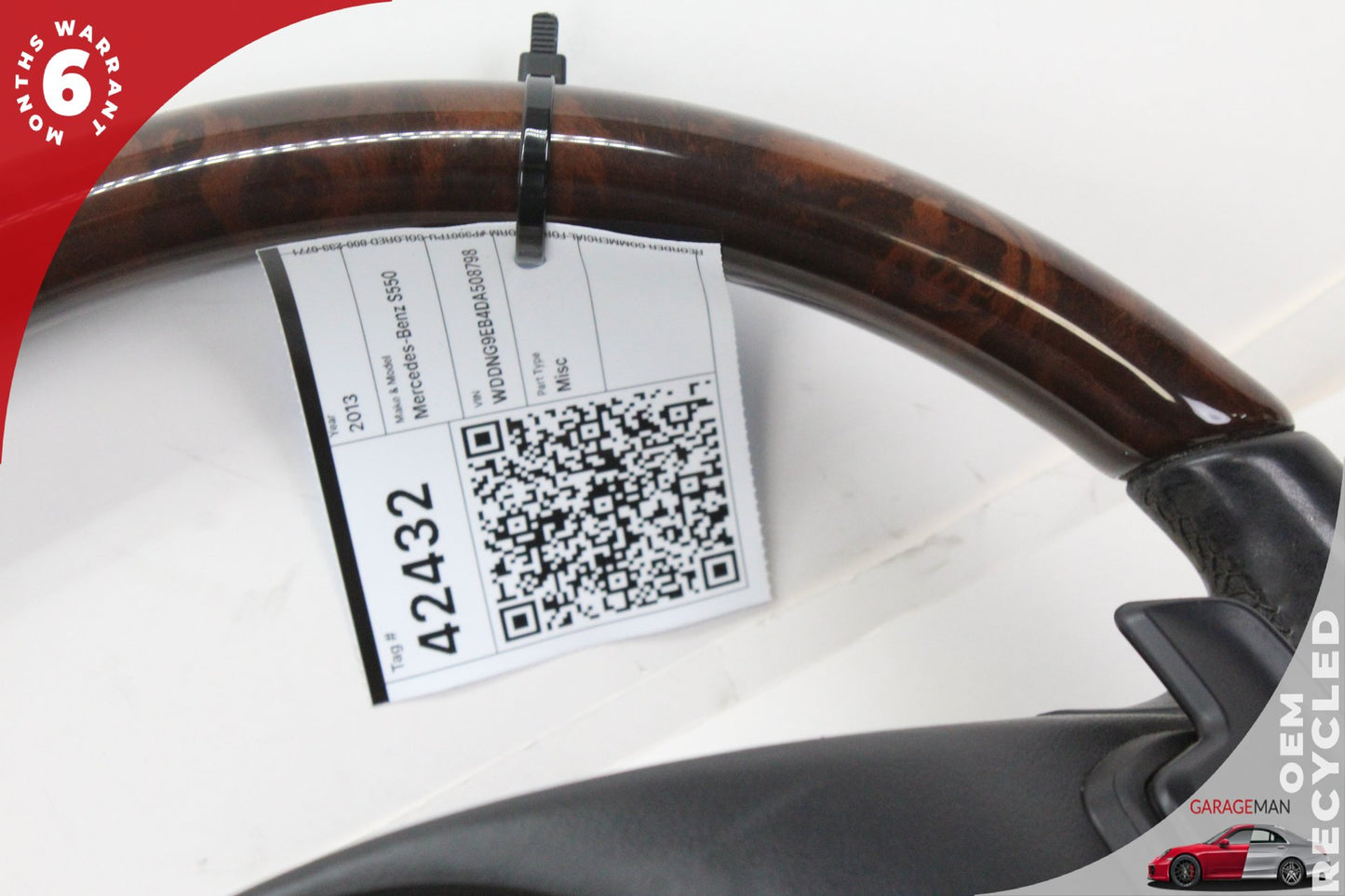 10-14 Mercedes-Benz S550 W221 Sedan Steering Wheel w/ Paddle Shifters 2214609303