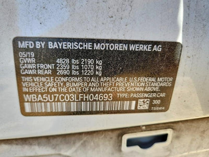 Parting Out- 2020 BMW M340i G20- 207 207