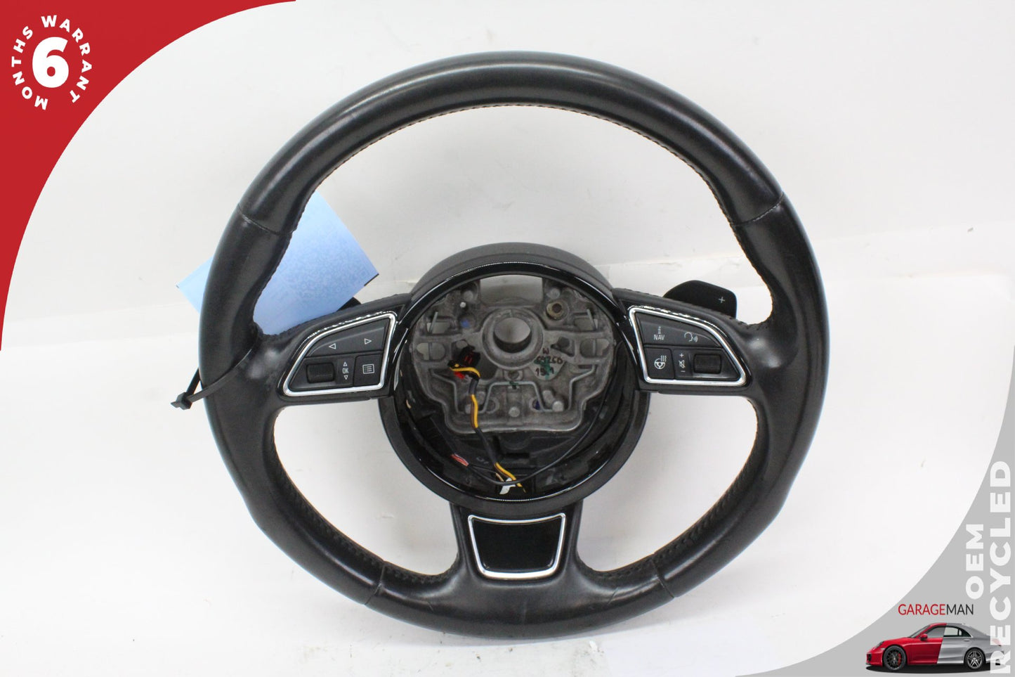12-18 Audi A6 C7 Steering Wheel Left w/ Paddle Shifters 4G0419091T