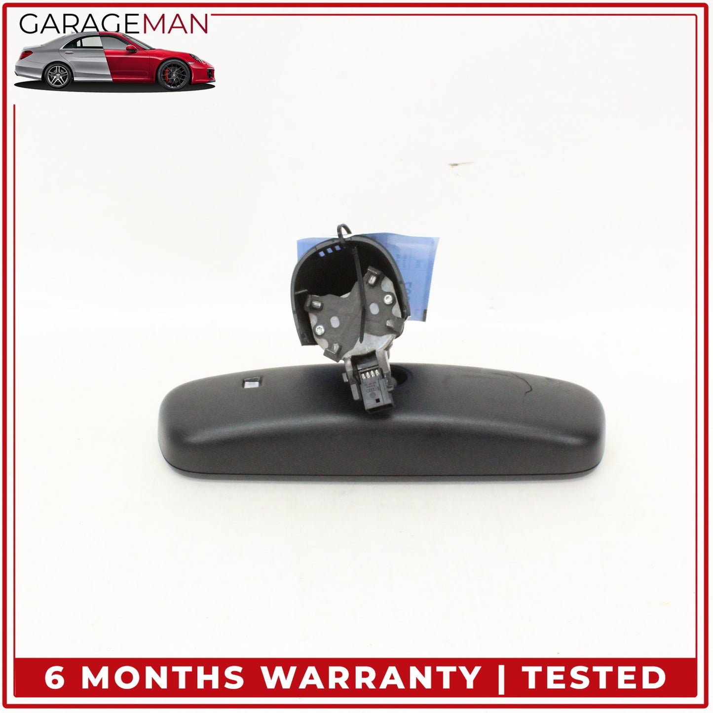2012-2018 Audi A6 Front Upper Windshield Rear View Mirror Black 8T0857511 OEM